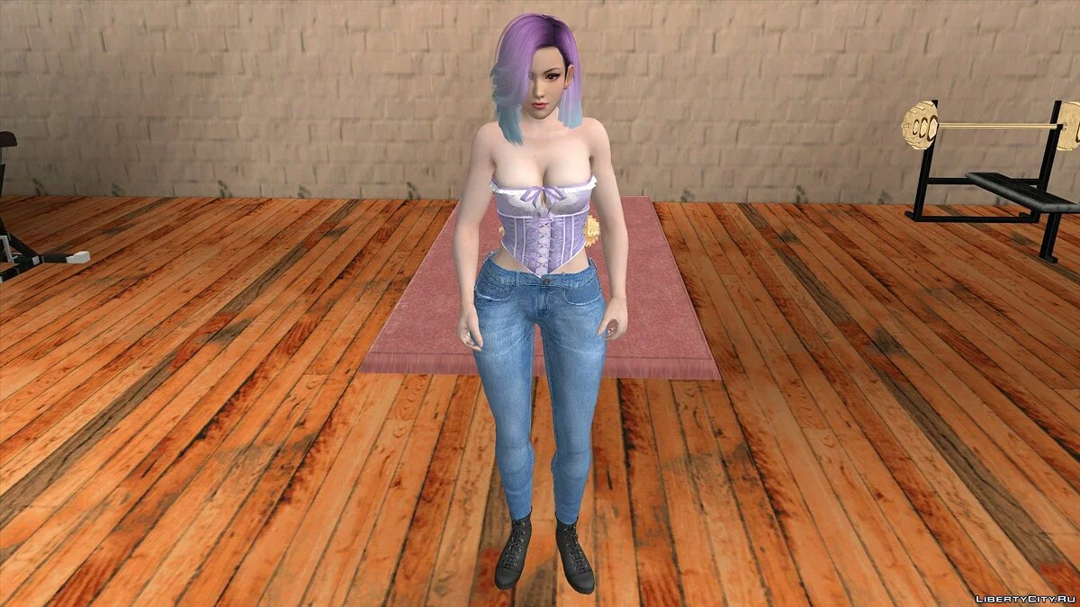 Misaki en ropa casual v10 / GTA San Andreas (iOS, Android)