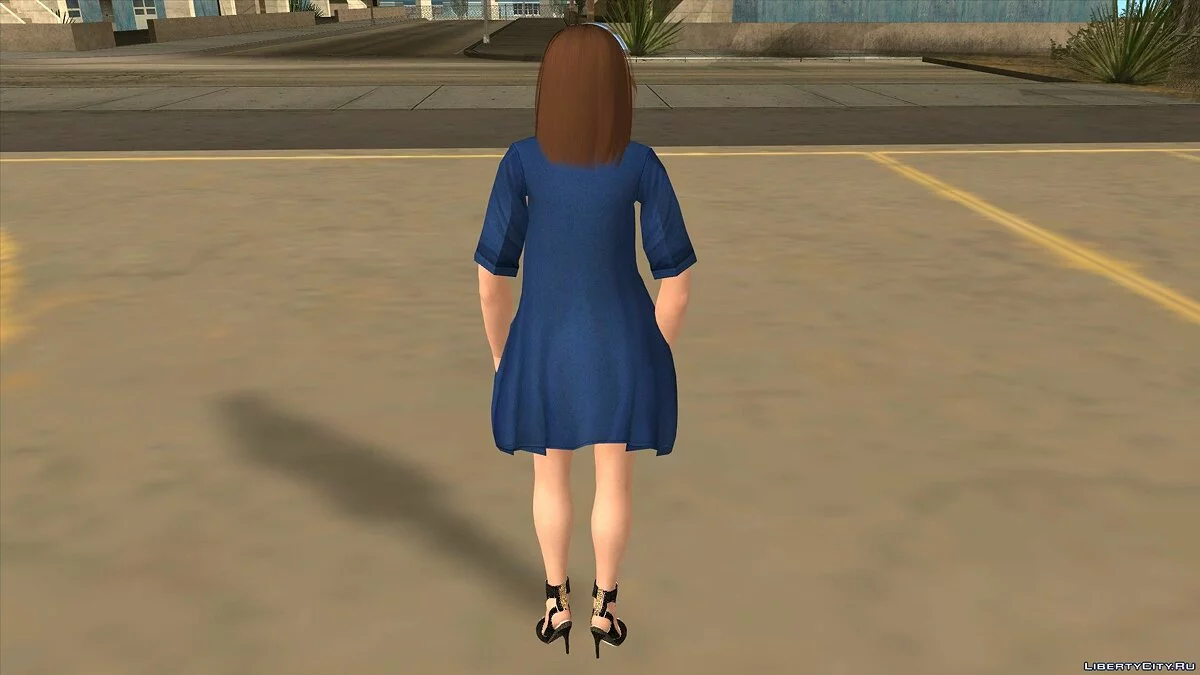 Mai Shiranui em roupas casuais v11 / GTA San Andreas (iOS, Android)