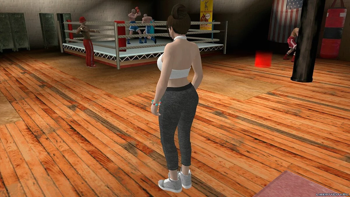 Mai Shiranui in Casual Clothes V6 / GTA San Andreas (iOS, Android)