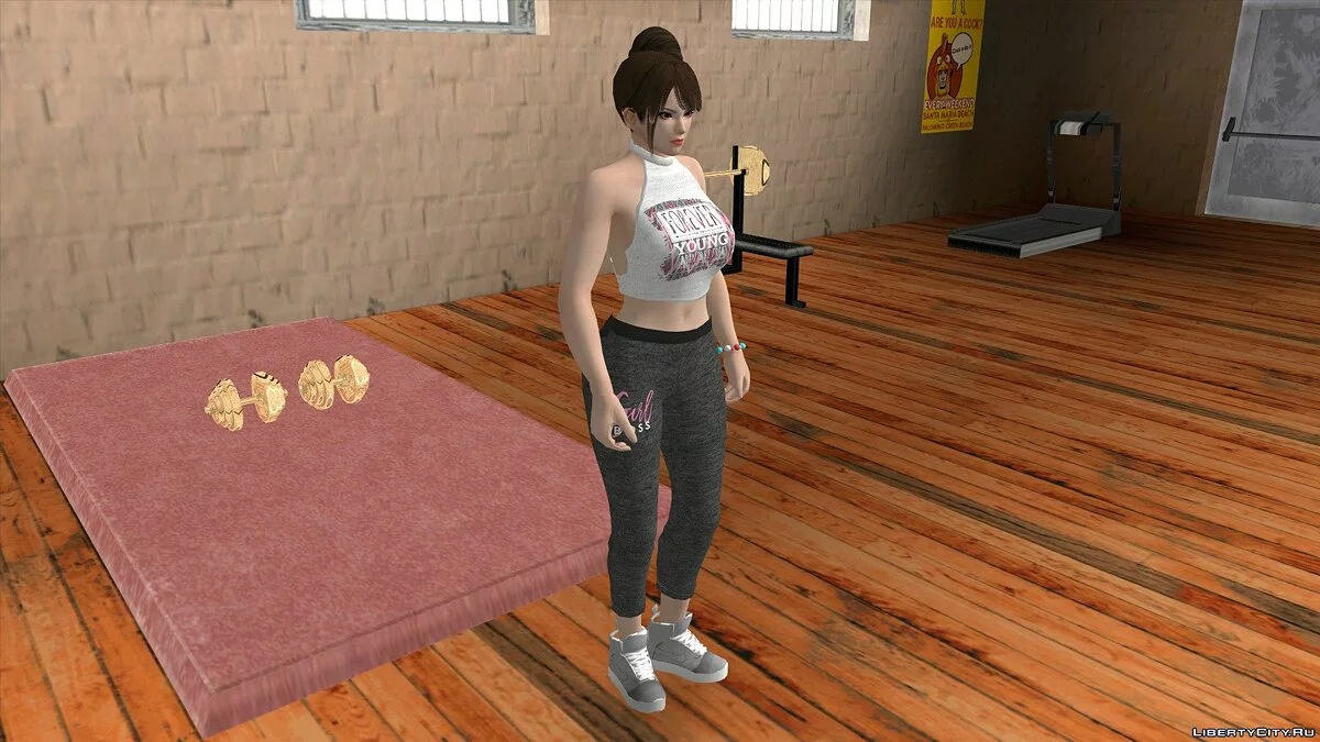 Mai Shiranui in Casual Clothes V6 / GTA San Andreas (iOS, Android)