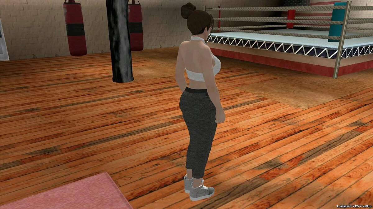 Mai Shiranui in Casual Clothes V6 / GTA San Andreas (iOS, Android)