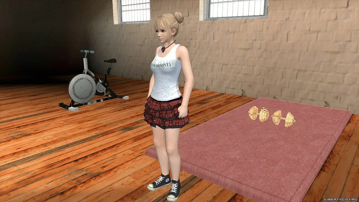 Marie Rose dalam Pakaian Santai v9 / GTA San Andreas (iOS, Android)