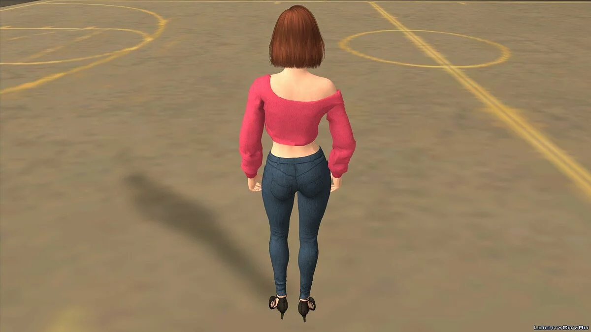 Tina Armstrong in Casual Clothes v5 / GTA San Andreas (iOS, Android)