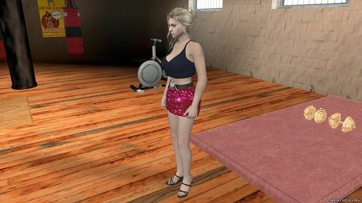 吉尔·瓦伦丁休闲服v3 / GTA San Andreas (iOS, Android)