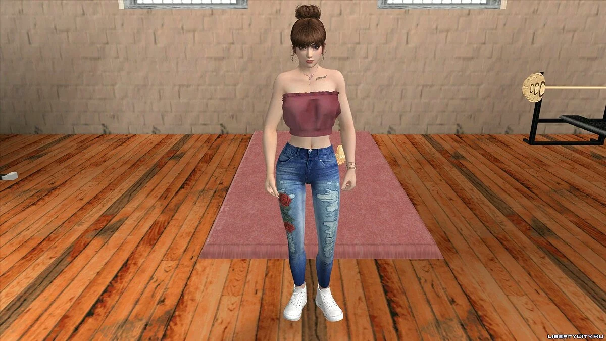 Kasumi en ropa casual v11 / GTA San Andreas (iOS, Android)