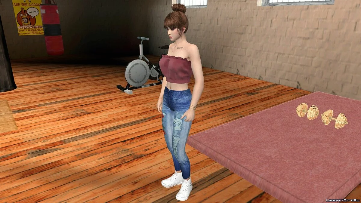 Kasumi en ropa casual v11 / GTA San Andreas (iOS, Android)