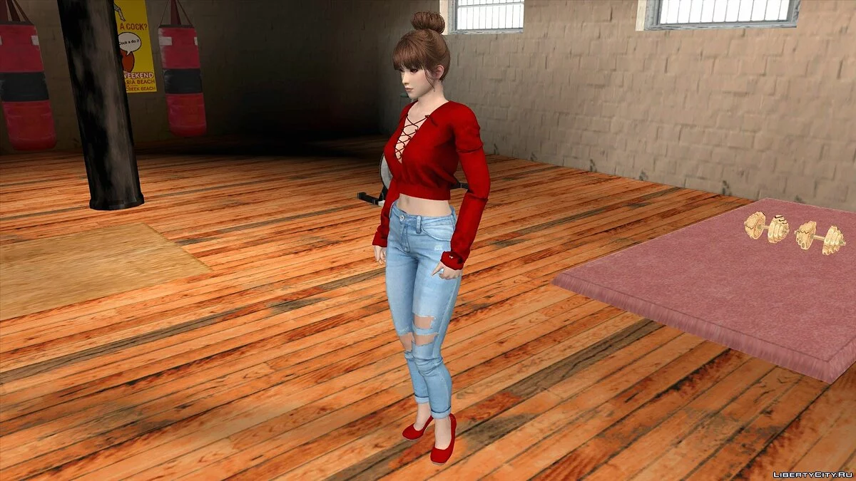 Kasumi in Alltagskleidung v14 / GTA San Andreas (iOS, Android)