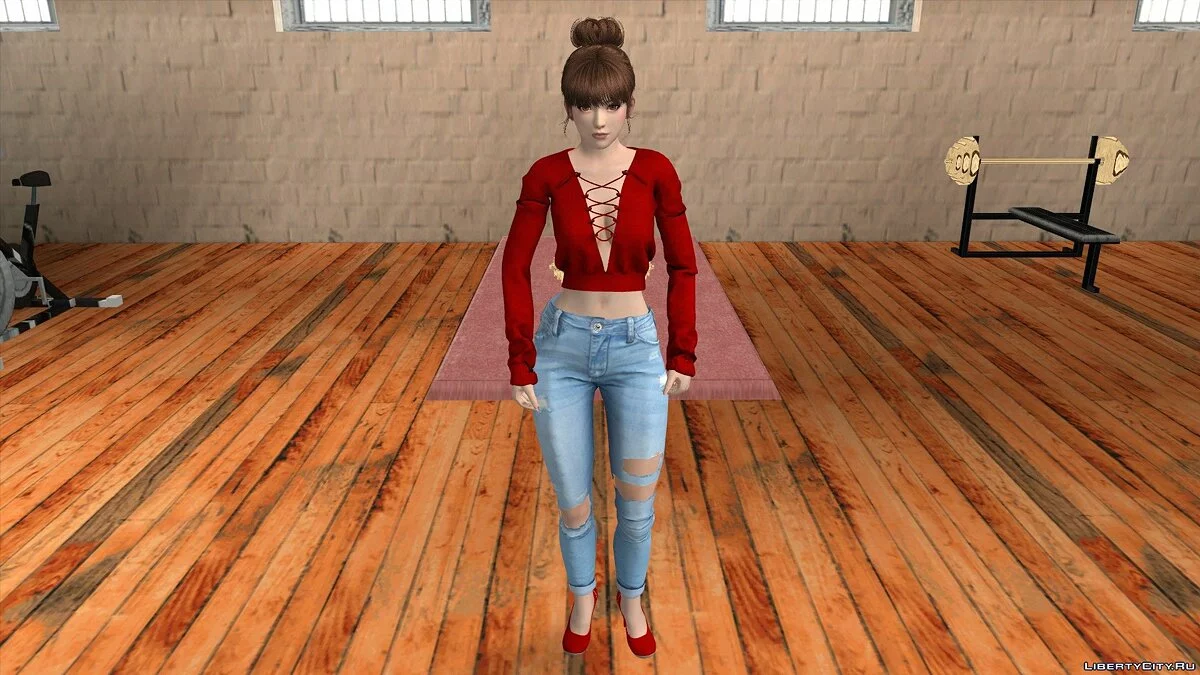 Kasumi in Alltagskleidung v14 / GTA San Andreas (iOS, Android)