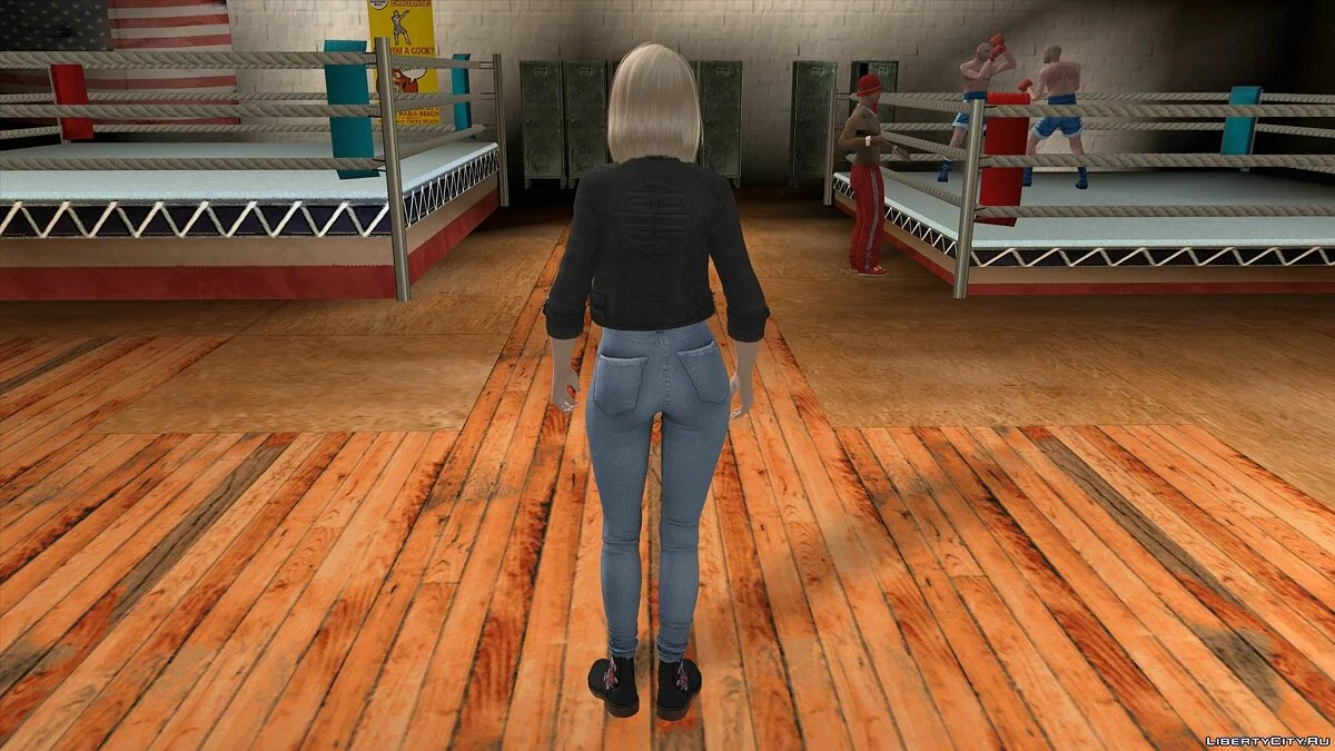 Хелена Дуглас у байкерському костюмі / GTA San Andreas (iOS, Android)