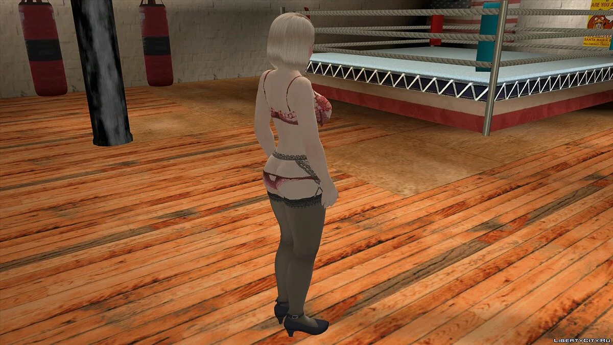 Helena Douglas in beautiful lingerie / GTA San Andreas (iOS, Android)