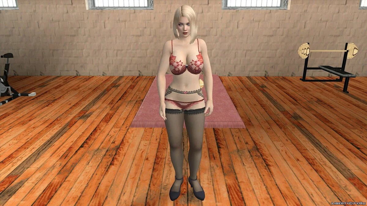 Helena Douglas in beautiful lingerie / GTA San Andreas (iOS, Android)