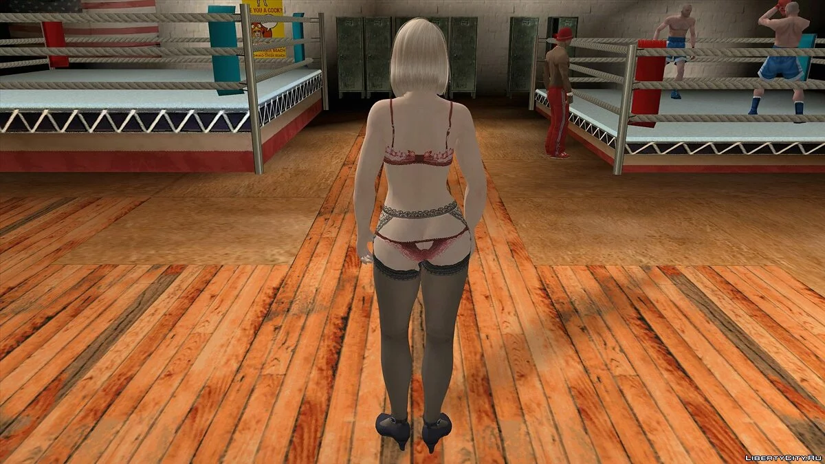 Helena Douglas in beautiful lingerie / GTA San Andreas (iOS, Android)