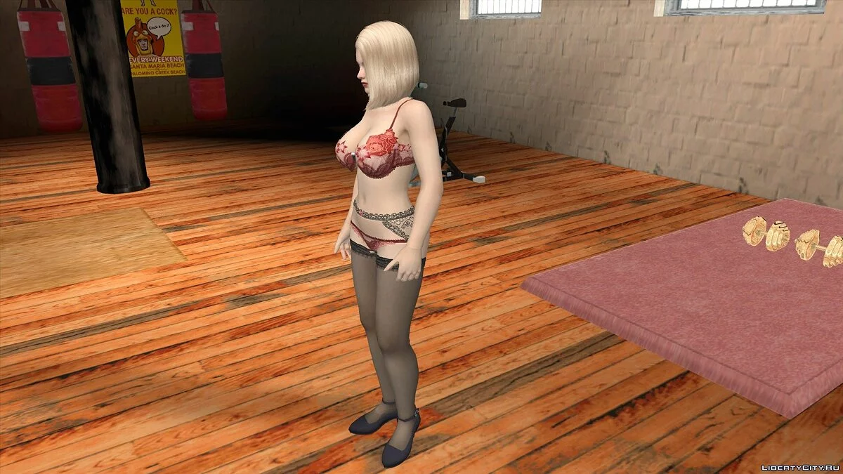 Helena Douglas in beautiful lingerie / GTA San Andreas (iOS, Android)