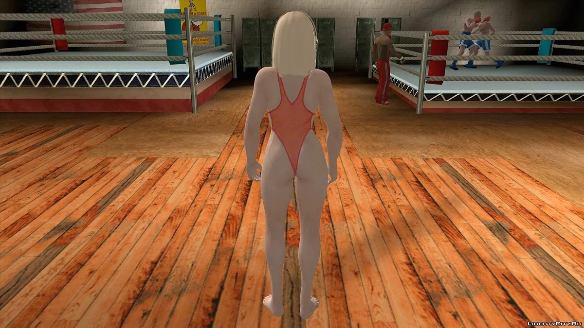 Helena Douglas im Rettungsschwimmer-Badeanzug / GTA San Andreas (iOS, Android)