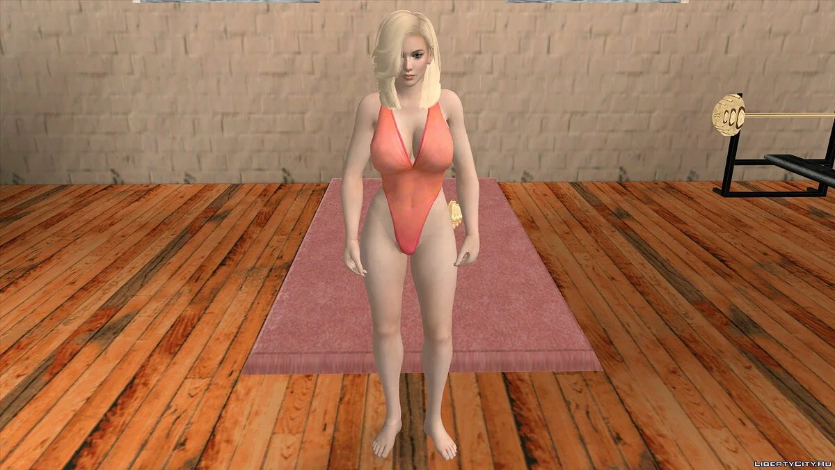 Helena Douglas im Rettungsschwimmer-Badeanzug / GTA San Andreas (iOS, Android)