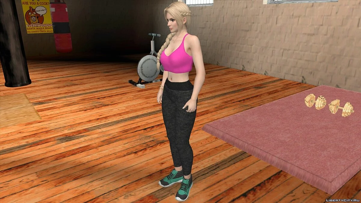Helena Douglas con ropa casual v10 / GTA San Andreas (iOS, Android)