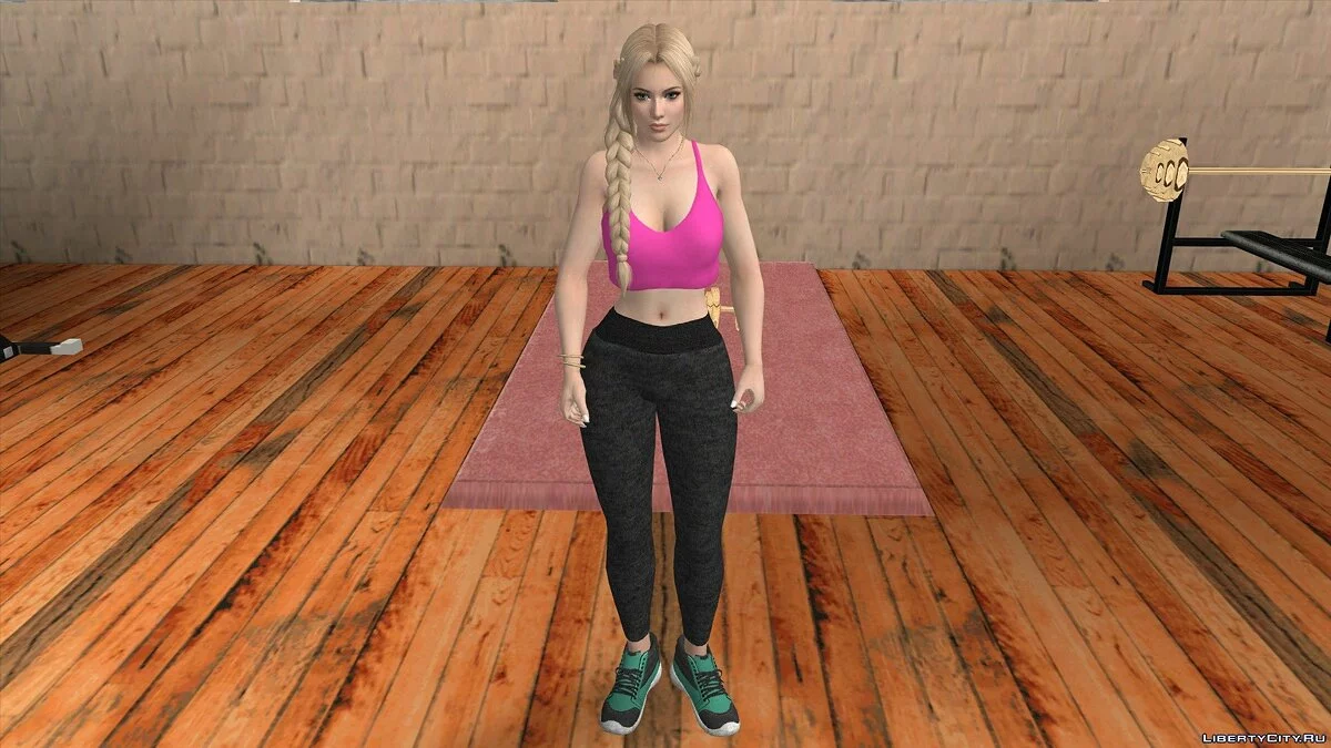Helena Douglas con ropa casual v10 / GTA San Andreas (iOS, Android)