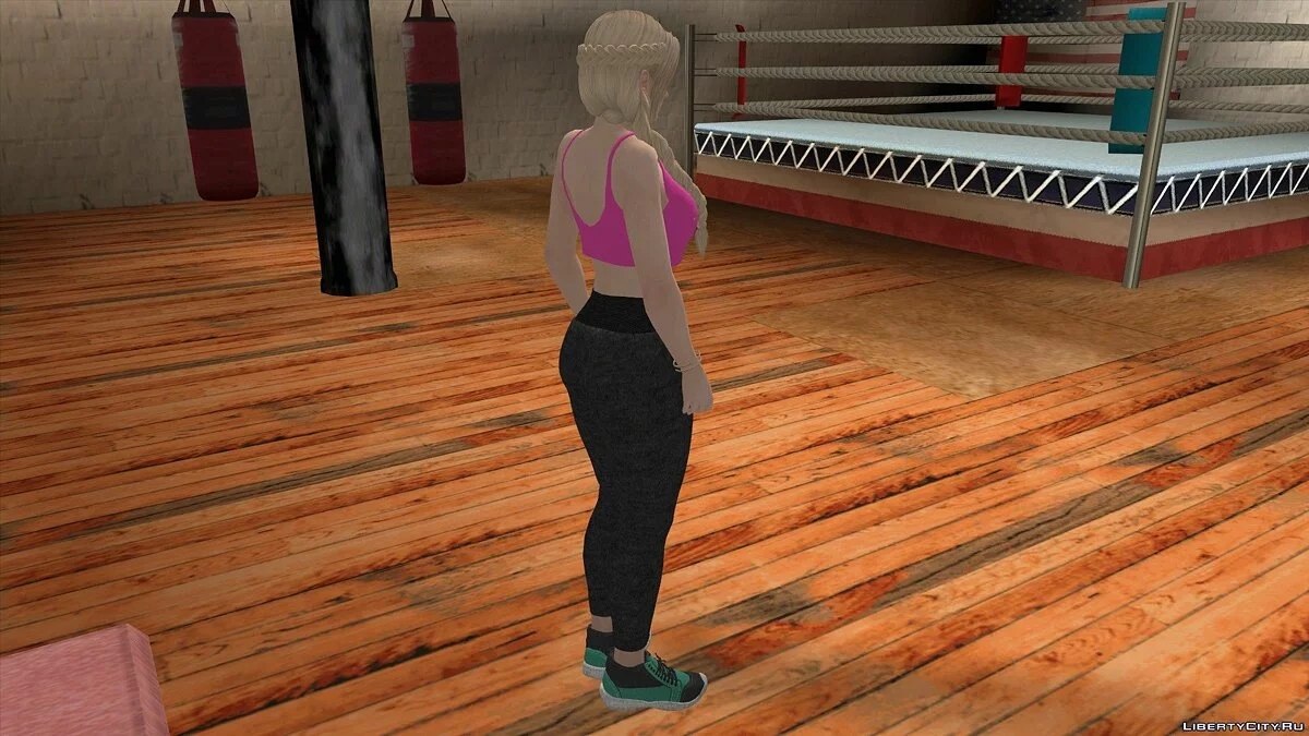 Helena Douglas con ropa casual v10 / GTA San Andreas (iOS, Android)