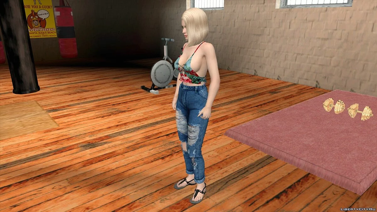 Helena Douglas dalam Pakaian Santai v20 / GTA San Andreas (iOS, Android)