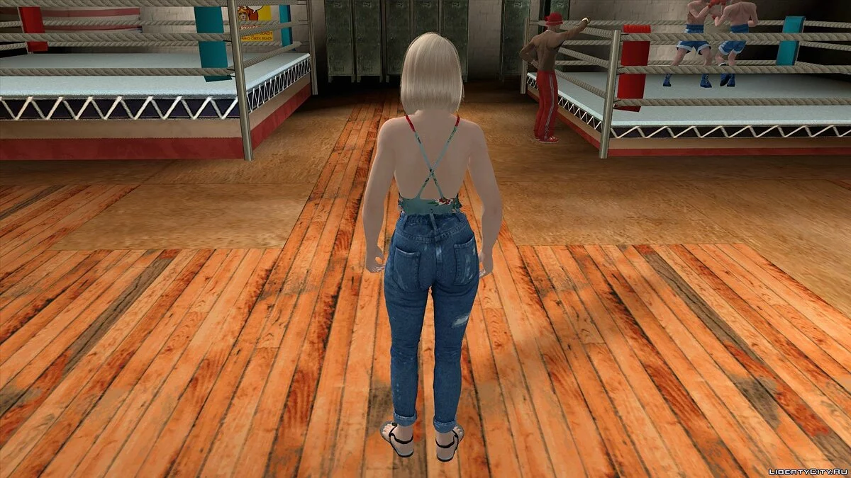Helena Douglas dalam Pakaian Santai v20 / GTA San Andreas (iOS, Android)