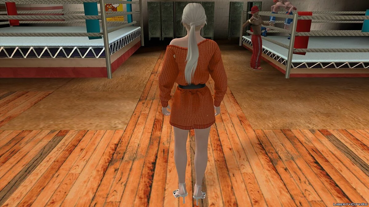 Helena Douglas in Casual Clothes v26 / GTA San Andreas (iOS, Android)