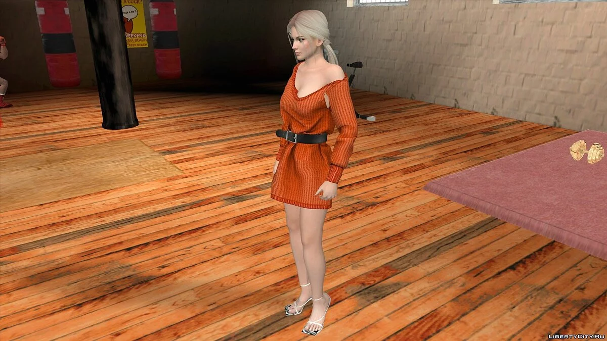 Helena Douglas in Casual Clothes v26 / GTA San Andreas (iOS, Android)