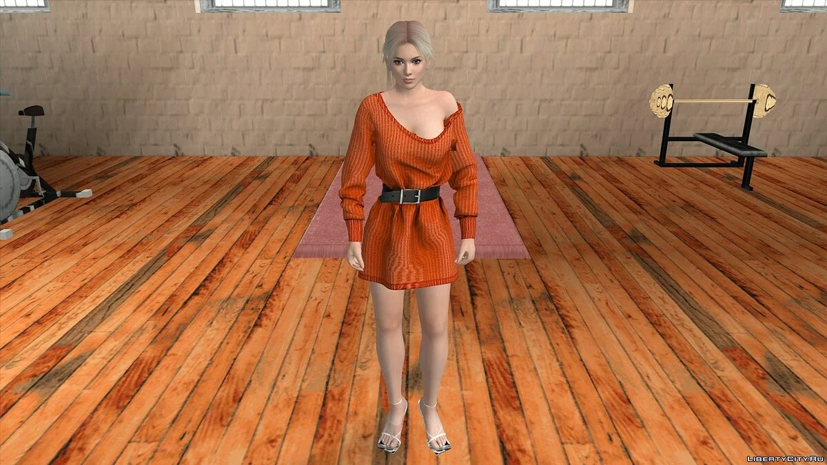 Helena Douglas in Casual Clothes v26 / GTA San Andreas (iOS, Android)