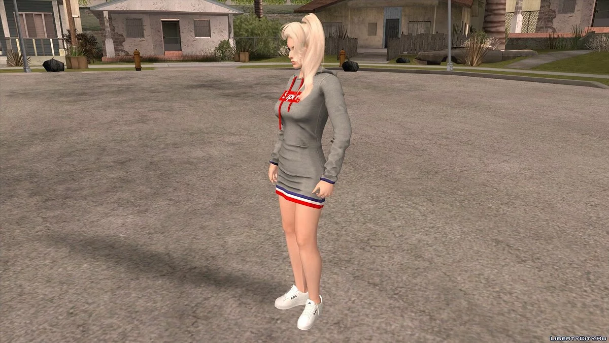 Helena Douglas en ropa casual v25 / GTA San Andreas (iOS, Android)