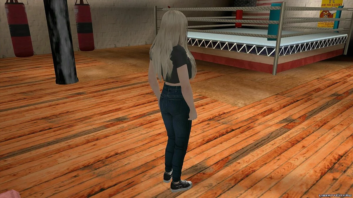 Helena Douglas en tenue décontractée v30 / GTA San Andreas (iOS, Android)