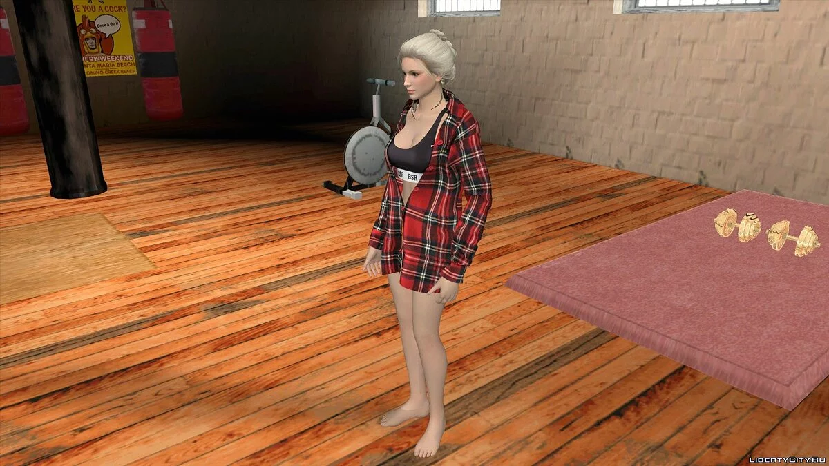 Helena Douglas in Casual Clothes v33 / GTA San Andreas (iOS, Android)