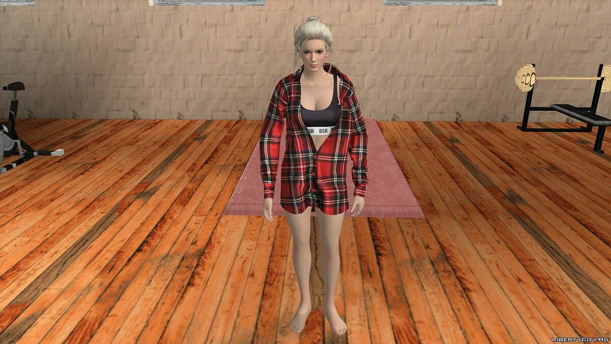 Helena Douglas in Casual Clothes v33 / GTA San Andreas (iOS, Android)