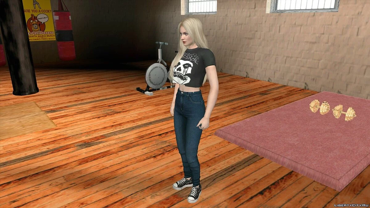 Helena Douglas en tenue décontractée v30 / GTA San Andreas (iOS, Android)