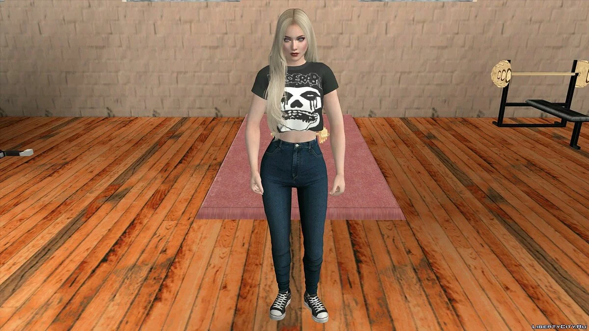 Helena Douglas en tenue décontractée v30 / GTA San Andreas (iOS, Android)