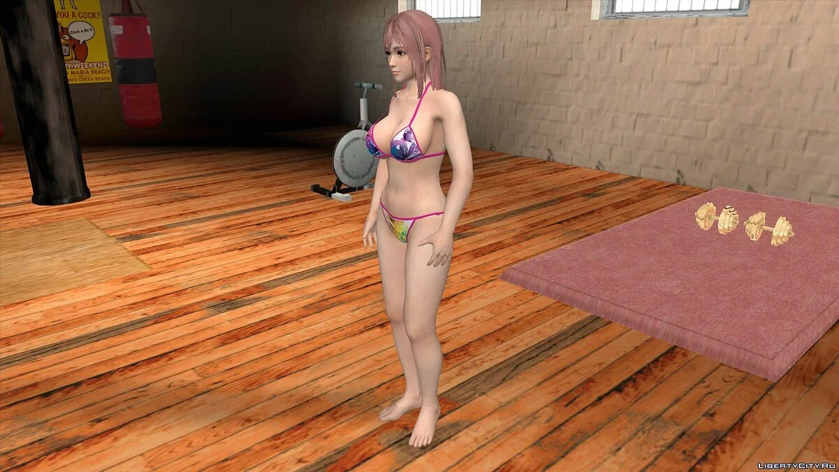 Honoka en bikini / GTA San Andreas (iOS, Android)