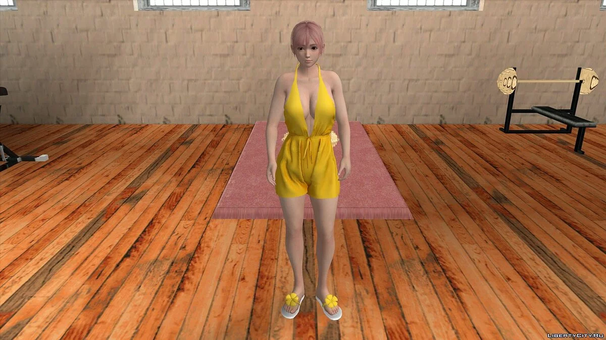 Honoka con mono casual / GTA San Andreas (iOS, Android)