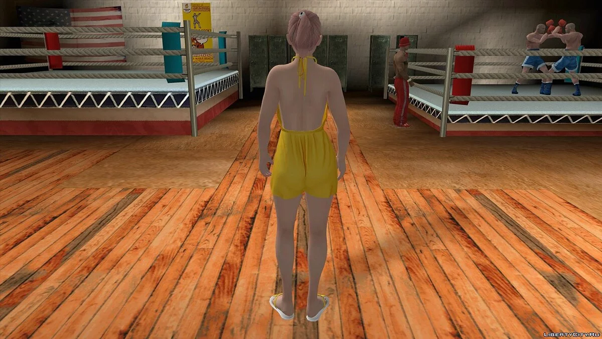 Honoka con mono casual / GTA San Andreas (iOS, Android)