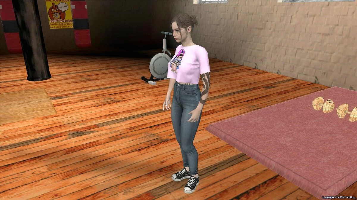 Claire Redfield in Alltagskleidung / GTA San Andreas (iOS, Android)