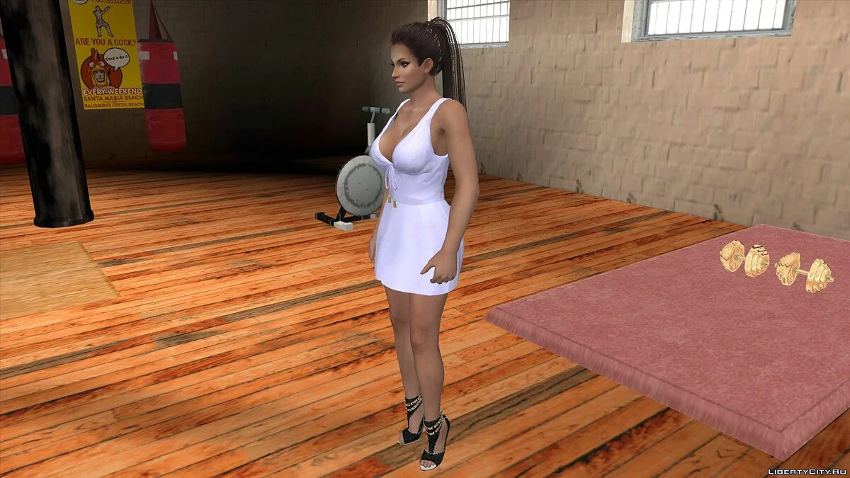 Lisa Hamilton in Casual Clothes v7 / GTA San Andreas (iOS, Android)