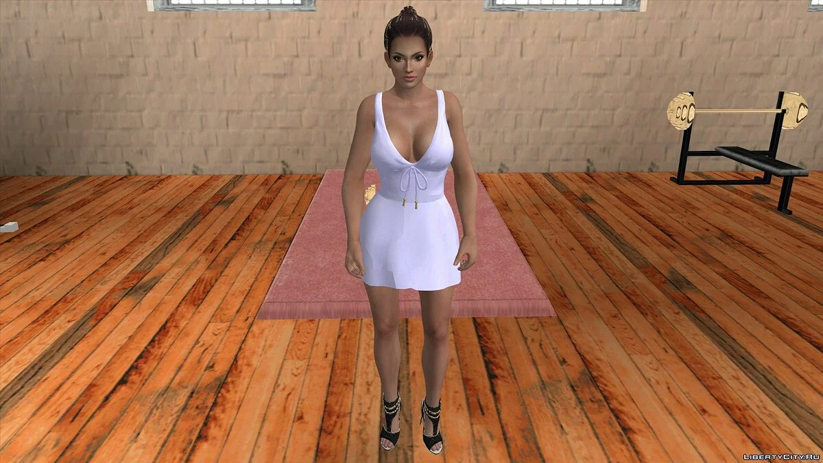 Lisa Hamilton in Casual Clothes v7 / GTA San Andreas (iOS, Android)