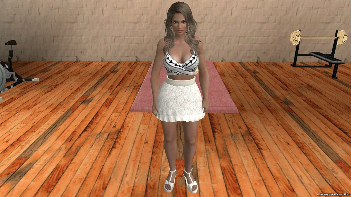 Ліза Хемілтон у повсякденному одязі v4 / GTA San Andreas (iOS, Android)