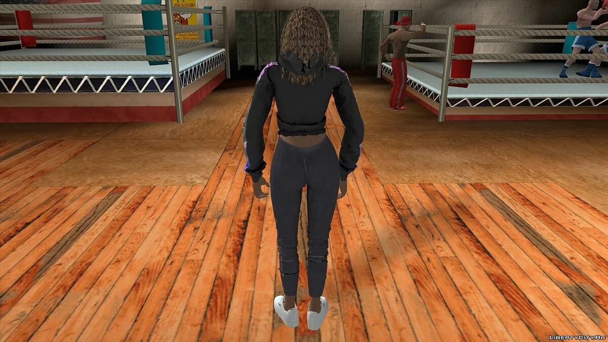 Ліза Хемілтон у повсякденному одязі v9 / GTA San Andreas (iOS, Android)