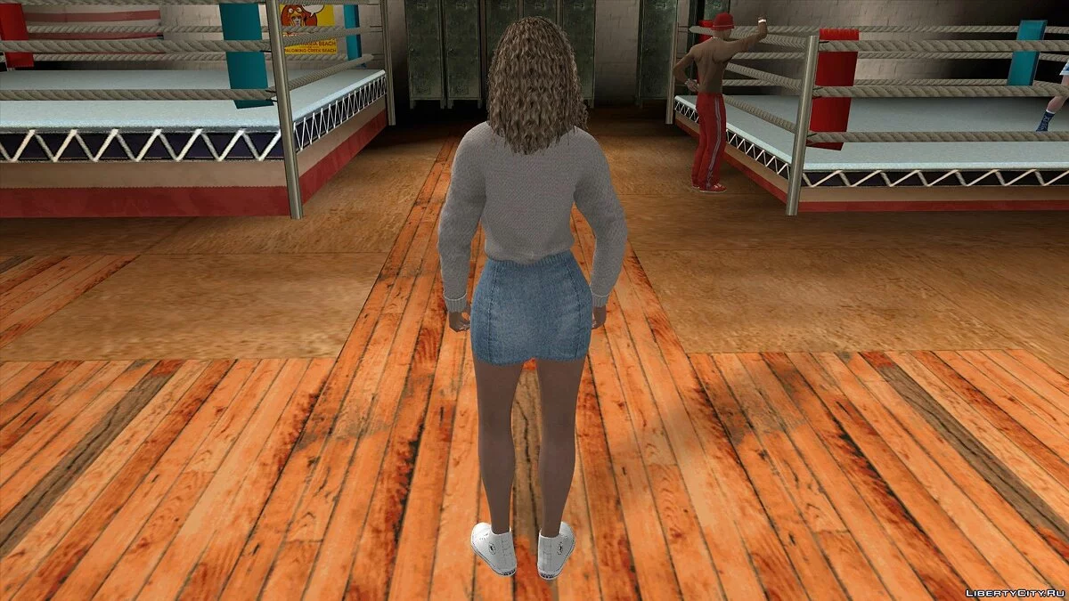 Ліза Гамільтон у повсякденному одязі v11 / GTA San Andreas (iOS, Android)