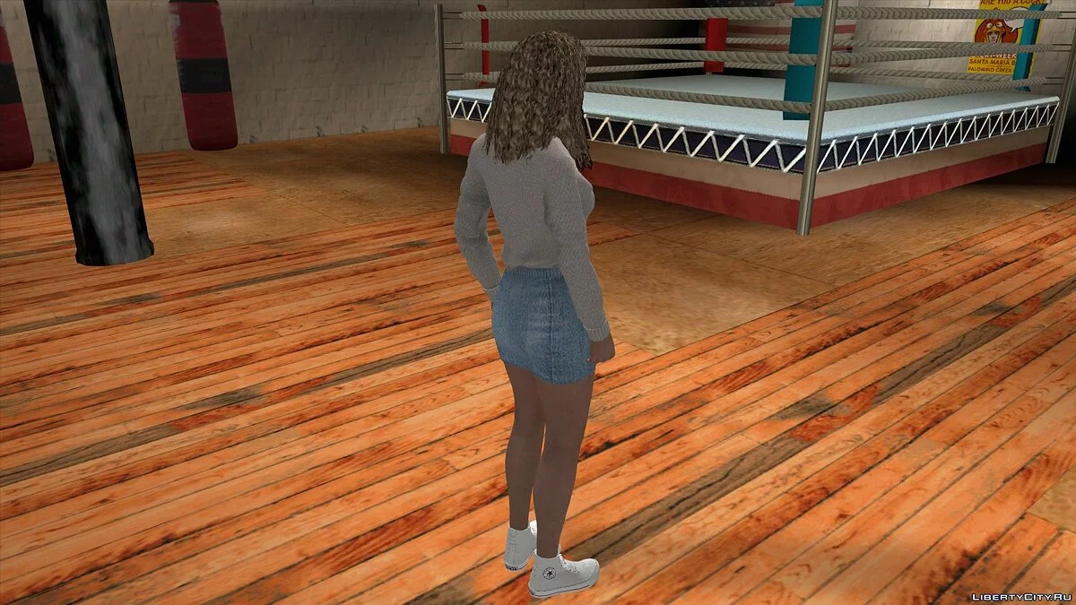 Ліза Гамільтон у повсякденному одязі v11 / GTA San Andreas (iOS, Android)