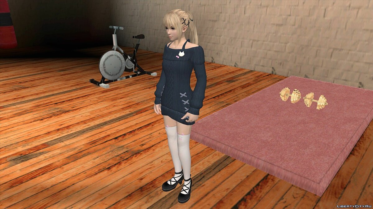 Download Marie Rose in Casual Wear v7 for GTA San Andreas (iOS, Android)