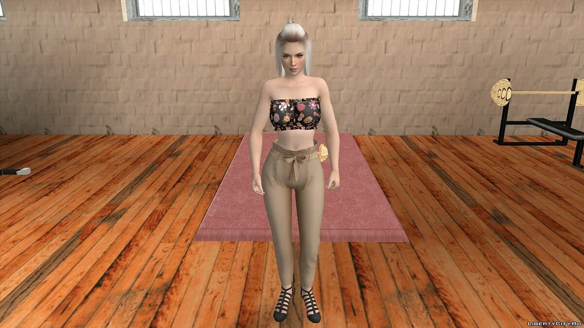 Міла у повсякденному одязі v8 / GTA San Andreas (iOS, Android)