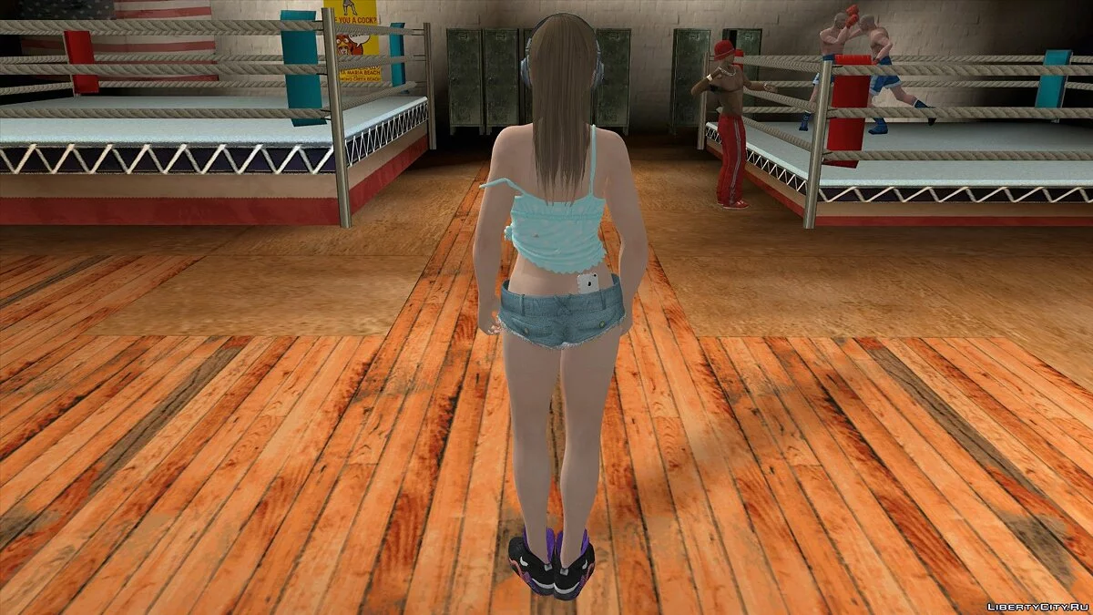 Misaki in casual clothes v9 / GTA San Andreas (iOS, Android)