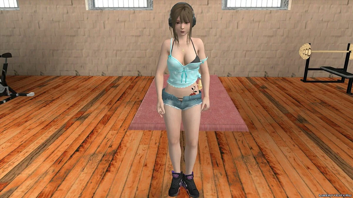 Misaki in casual clothes v9 / GTA San Andreas (iOS, Android)