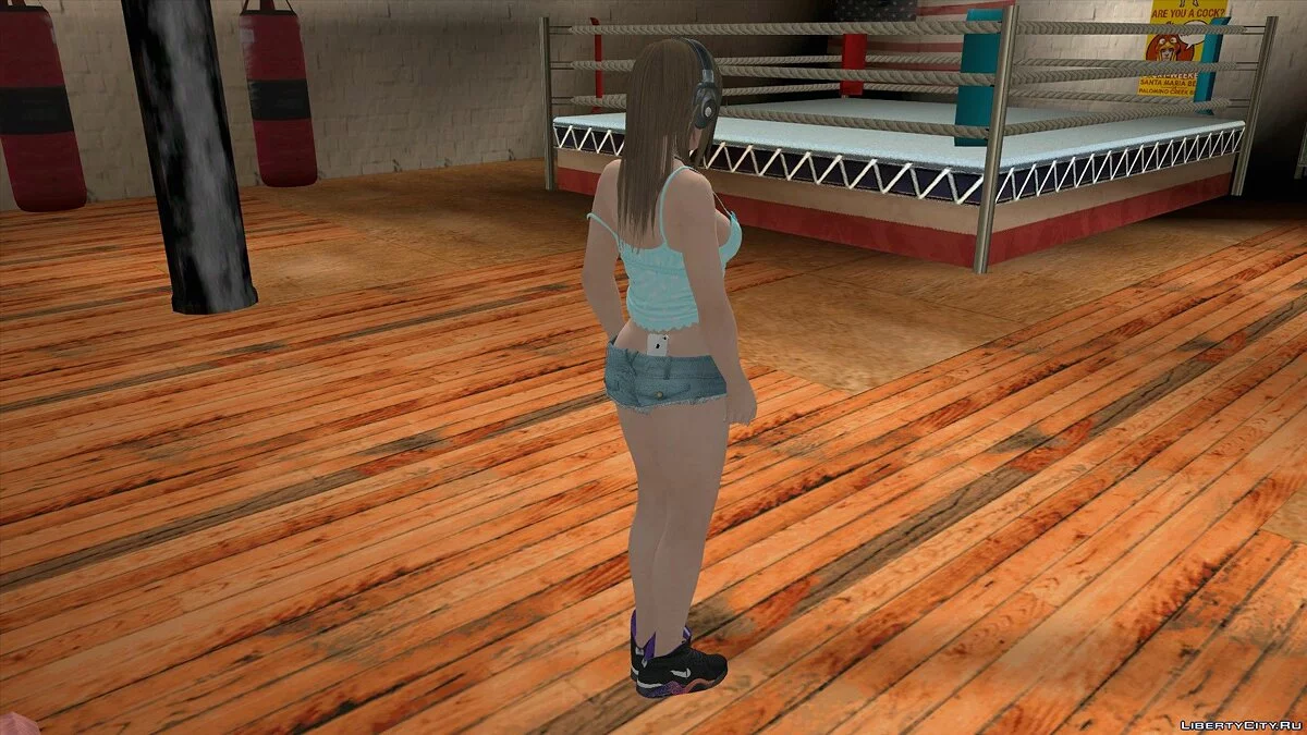 Misaki in casual clothes v9 / GTA San Andreas (iOS, Android)