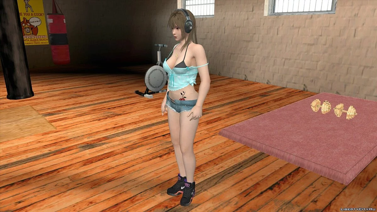Misaki in casual clothes v9 / GTA San Andreas (iOS, Android)