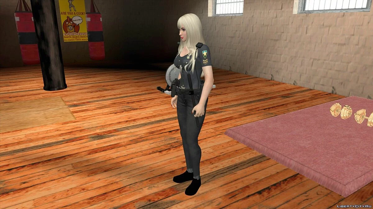 Мей Ширануї у поліцейській формі / GTA San Andreas (iOS, Android)